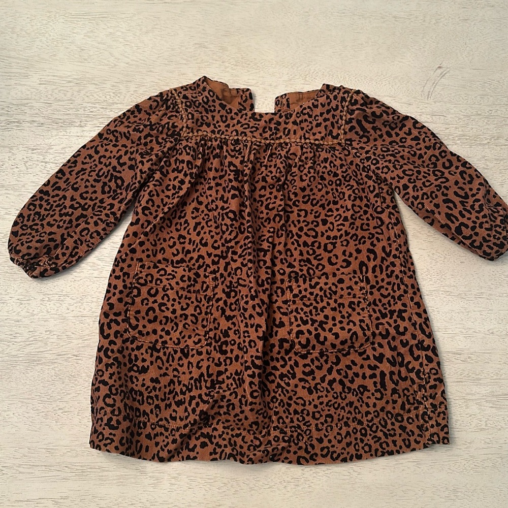 GAP kids girls leopard print dress